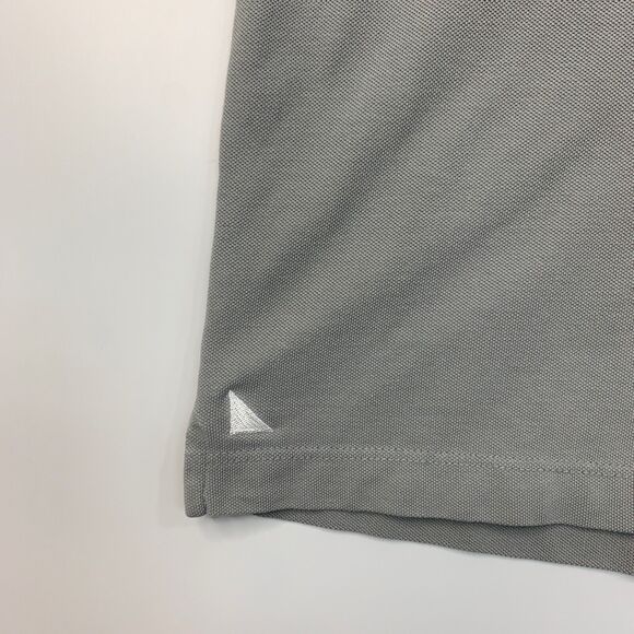 Untuckit Polo Shirt Mens L Large Gray Gondola Regular Fit Pima Short Sleeve Golf - Picture 3 of 11